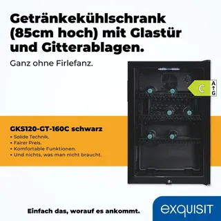 GGV Exquisit Exquisit GKS120-GT-160C schwarz