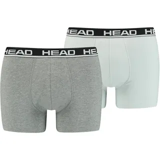 Head Basic Boxershorts grau L 2er Pack