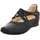 Damen CHILLI chromfrei gegerbte nachhaltige Halbschuhe SCHWARZ 0000
