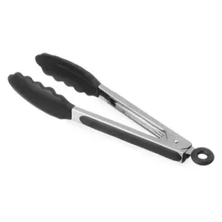 HENDI BV Servierzange 26,7 cm Silikon Edelstahl