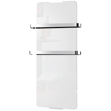 Chemin'Arte - Elektrischer Handtuchtrockner, Weiß – Vertikaler Heizkörper – 1200 W – 120 x 6 x 46 cm – entworfen in Frankreich