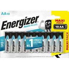 Energizer Max Plus Alkaline (10 Stk., AA), Batterien + Akkus