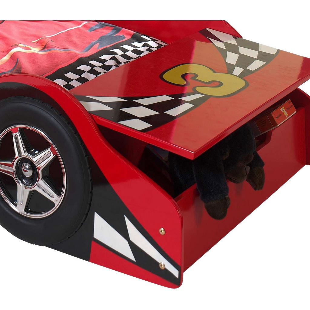 Bild von Autobett Race Car 70 x 140 cm rot