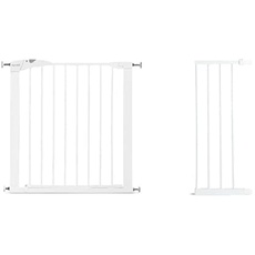 Munchkin Maxi-Secure Tür-/Treppenschutzgitter mit Druckbefestigung, Öffnungen von 103 - 110 cm, weiß