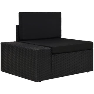 vidaXL Garten-Lounge-Set 5-tlg. schwarz 3054575