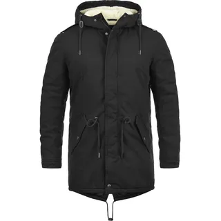 Wintermantel SOLID "Winterjacke SDDarnell", Herren, Gr. XL, schwarz, Obermaterial: 100% Baumwolle CO., Mäntel Wintermantel