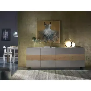 Sideboard Design Kommode Holz Schrank Kommoden Italienische Möbel Neu - Grau
