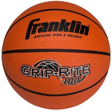 Franklin Sports Grip-Rite 100 Rubber Basketball (Size 7)
