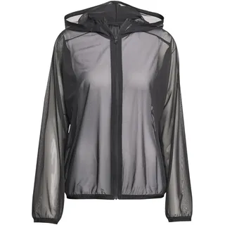 adidas Soft LUX Mesh Full-zip Hoodie, black M