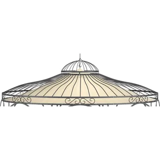 Eleo Sonnensegel Florenz Ø 370 cm für Pavillon Florenz Ecru