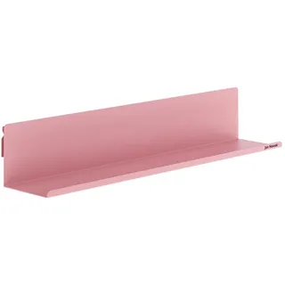 Jan Nowak Wandregal Bücherleiste Bilderleiste aus Metall Joanne 70 cm Rosa
