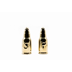 Caliber Gourmet Salt Pepper Shakers Bullet