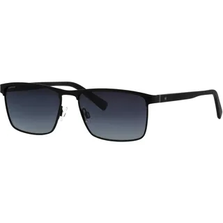 Sonnenbrille HUMPHREY ́S EYEWEAR "Modell 586140", Herren, schwarz, matt, Sonnenbrillen Sonnenbrille, Form Karree/Eckig, Logoschriftzug auf Bügel, Metallfassung