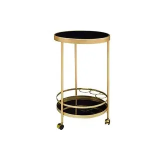 WOHNLING Servierwagen gold 67,0 x 46,0 x 79,0 cm