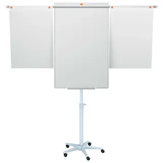 Nobo Klassisches Nano Clean Mobiles Whiteboard Mit Ausziehbaren Armen Und Staffelei - White - One Size