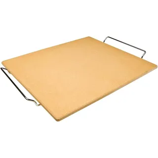 Ibili Pizzastein 38 x 30 cm Stein braun