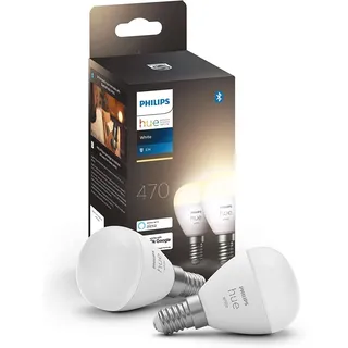 Philips Hue White E14 2er Set 5,7W 470lm Luster Doppelpack
