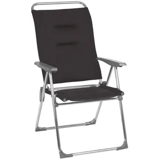 Lafuma Mobilier Kompakter Klappstuhl für unterwegs, Alu Cham, Air Comfort, Anthrazit, LFM2848-6589