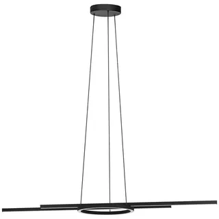 EGLO Connect LED Pendelleuchte Zillerio-Z schwarz 116 x 30 x 110 cm