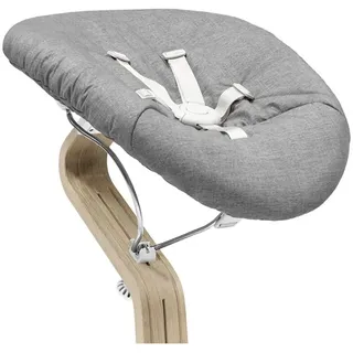 Stokke Nomi Newborn Set, Black/Grey Blue - Mit 5-Punkt-Sicherheitsgurt und wendbarem, waschbarem Textilset - Passt auf alle Stokke Nomi Stühle