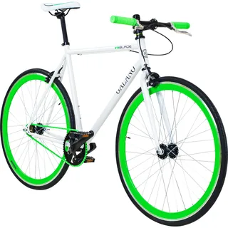 Galano Blade Fixie 28 Zoll RH 56 cm weiß/grün
