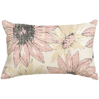 Artoid Mode Rosa Retro Gänseblümchen Frühling Kissenbezug, 30x50 cm Sommer Zierkissenbezug Cushion Cover Couch Wohnzimmer Deko