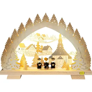 Tietze Erzgebirgsdegn LED Schwibbogen »Midi-Schwibbogen Seiffen exklusiv«