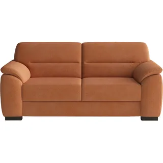 sit&more Couch Mikrofaser 3-Sitzer Orange