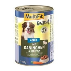 MultiFit Adult Ragout 6x400g Kaninchen & Karotten