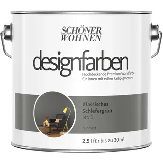 Designfarben 2,5 l klassisches schiefergrau