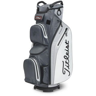 Titleist Cart 14 StaDry Golftasche, Anthrazit/Grau/Weiß