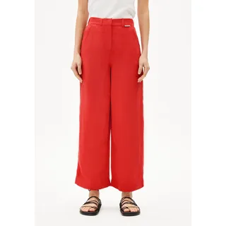 CAARUNUS LEINENHOSE |  Leinen-Mix - rot (S)