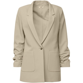 ESPRIT Damen 993ee1g305 Blazer, 055/Ice, 42