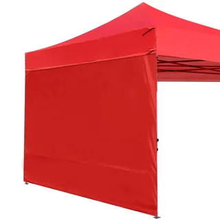 ABCCANOPY Seitenwand/Seitenteile für 3x3m pavillon,3x6m pavillon,partyzelt,festzelt|Wasserabweisend|ohne Fenster,Rot