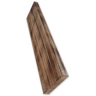 CountryWood-Brett – mit der Yakisugi-Methode behandelt, CALICO Light Burn – Größe 15 x 2 x 203 cm, Set mit 10 Teilen