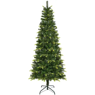 Uten Bleistift Weihnachtsbaum 180 cm, Realistischens PE Innendekoration Künstlicher Tannenbaum, PE & PVC 600 Natürlich Aussehende Spitzen, Aufklappbare Zweigen, 2 Arten Zweigen, Wiederverwendbar