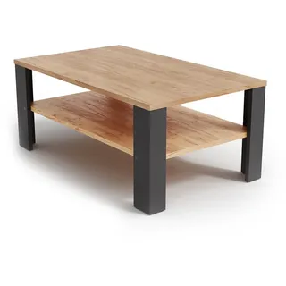 Vicco Couchtisch Anthrazit Kiefer 100 x 42 x 60 cm