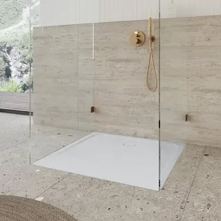 Kaldewei CAYONOPLAN 2251-5, Duschwanne mit Wannenträger extraflach, 80x80cm, 361147980001,