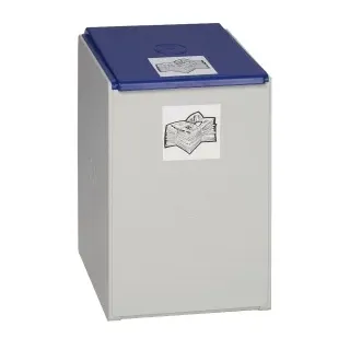 VAR Kunststoffdeckel, für Kunststoffcontainer 60 Liter, Farbe: blau