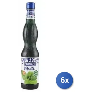 6x Mehrfachpack Fabbri Sirup Minze Glas Ml 560