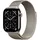 Watch Series 11 GPS + Cellular 42 mm Titaniumgehäuse beige Milanaise Armband beige S/M