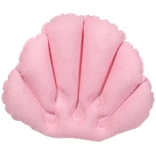 Sharplace Badewannenkissen, Aufblasbares PVC Badekissen für Badewanne, Rosa | Ergonomische Badewannenkissen Nacken, Waschbares & Schnelltrocknend für optimale Nacken Entspannung, Badewanne & Home Spa