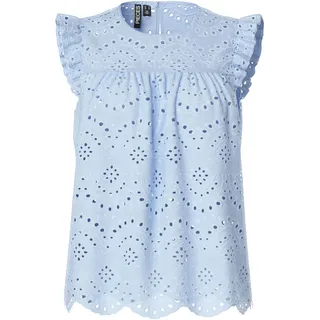 PIECES Female Oberteil mit Rüschen PCVILDE