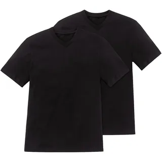 SCHIESSER V-Shirt schwarz L