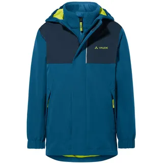 Vaude Caprea 3in1 Jacket, eingezippte Fleecejacke aus kuscheligem Sherpa-Fleece, wasserdicht, winddicht und atmungsaktiv, shore blue, 92