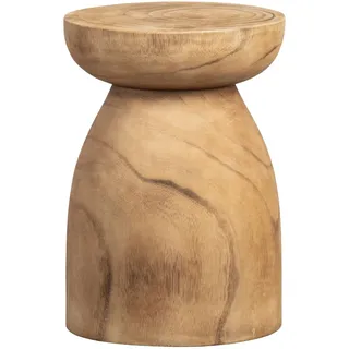 Woood Hocker Paulowniaholz Ø 28 x 40 cm Beige