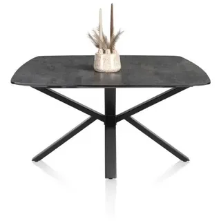 Henders & Hazel Palace Esstisch rund HPL/Metallgestell off black 150x120 cm