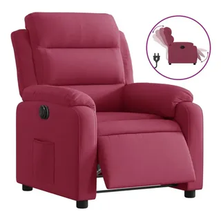 vidaXL Relaxsessel Elektrisch Samt 50 x 100 x 50 cm Weinrot