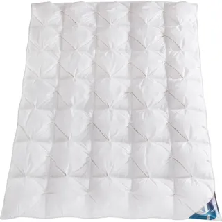 Haeussling Gänsedaunenbettdecke Luksus Hygge« warm Füllung 100Gaensedaunen 1 Stk. tlg., weiß