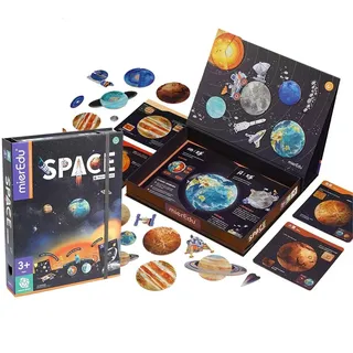 Mieredu Magnetisches Weltraum Puzzle - Multicolor - One Size